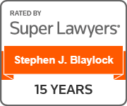 Rated By Super Lawyers | Stephen J. Blaylock | 15 Years